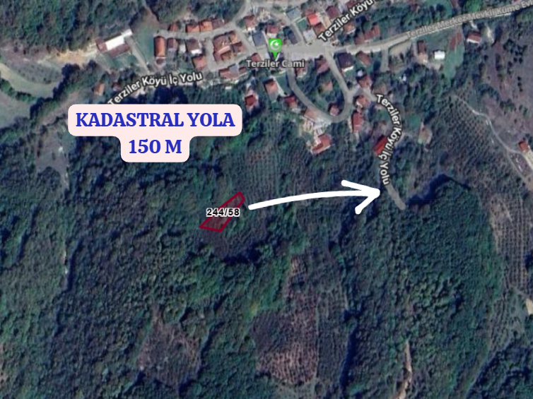 KOCAELİ DERİNCE TERZİLER   KÖYÜNDE  705   M²  BAHÇE  SATILIKTIR - KOCAELİ DERİNCE fotoğraf 4