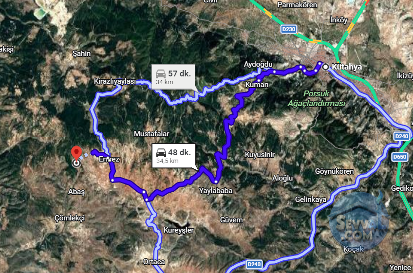 KÜTAHYA ASLANAPA EMREZ VE ABAŞ   KÖYÜNDE  1.248,1.457 VE 934 M² TOPLAM 3 TARLA   - KÜTAHYA ASLANAPA fotoğraf 13