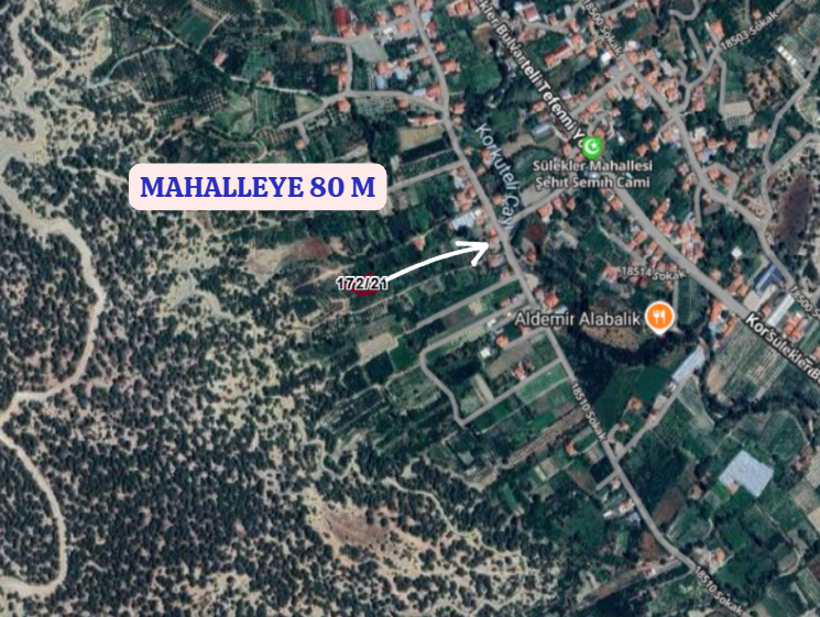 ANTALYA KORKUTELİ SÜLEKLER KÖYÜNDE 885  M²  BAHÇE  SATILIKTIR - ANTALYA KORKUTELİ fotoğraf 4