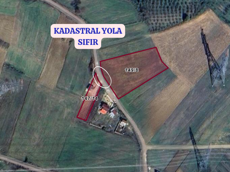 KOCAELİ DERİNCE KARAGÖLLÜ   KÖYÜNDE  726   M²  TARLA  SATILIKTIR - KOCAELİ DERİNCE fotoğraf 3