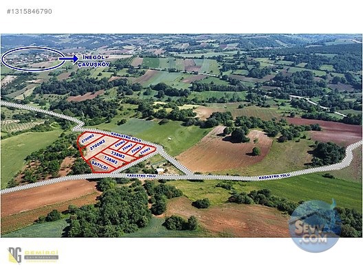 Çavuş Köy'de Resmi Tapulu, Yolu Olan 200 m² Hobi Bahçesi - BURSA İNEGÖL fotoğraf 4