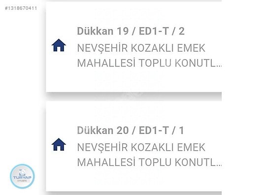 ARAÇ TAKASLI-RESMİ TAPU DEVİRLİ - 41 BİN TAKSİTLE 133M2 FIRSAT - NEVŞEHİR KOZAKLI fotoğraf 11