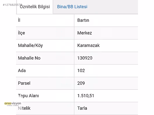 Karamazak' ta İmarlı 215 M2 Arsa - BARTIN MERKEZ fotoğraf 5