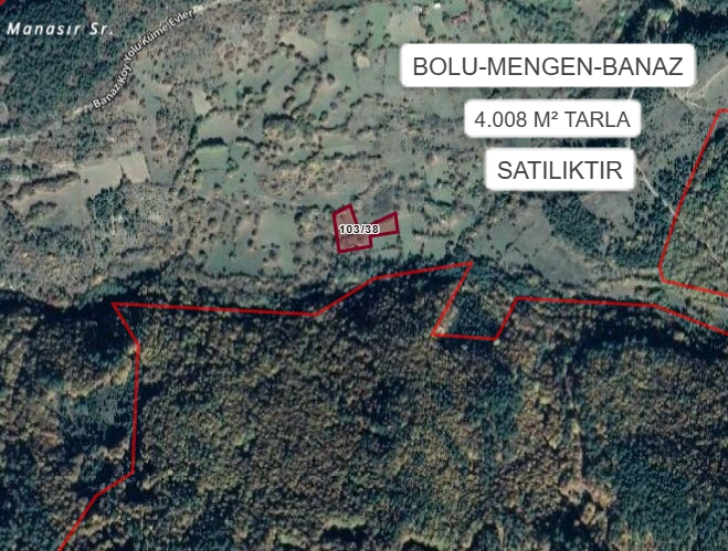 BOLU MENGEN BANAZ KÖYÜ’NDE 4.008 M² TARLA SATILIKTIR - BOLU MENGEN fotoğraf 2