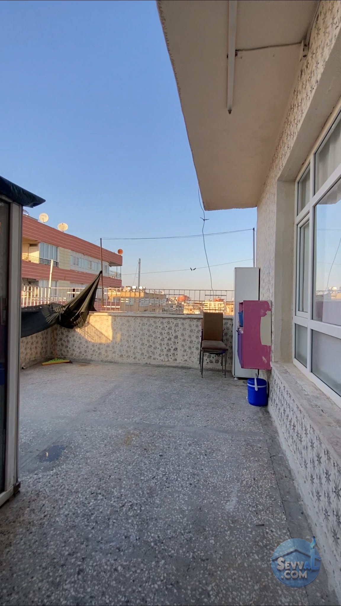 BAHÇELİEVLER CENGİZTOPEL CADDESİ BÜYÜK TERASLI DAİRE 6. KAT 2 ODALI 1  - ŞANLIURFA HALİLİYE fotoğraf 8