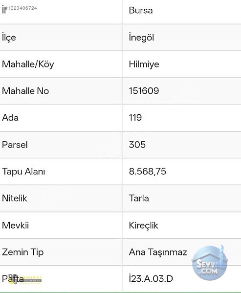 Demirci Gayarimenkul Hilmiye deResmi Yola Cepheli Satılık Tarla - BURSA İNEGÖL fotoğraf 7