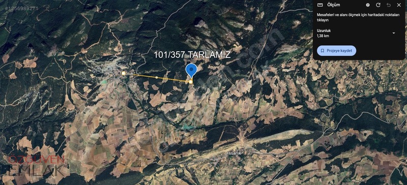Geyve Hisarlık'da 5047m2 Satılık Tarla - SAKARYA GEYVE fotoğraf 3