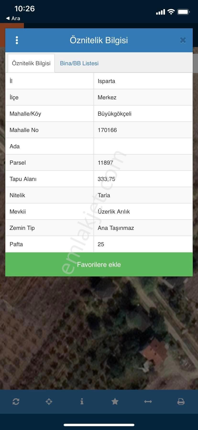 Isparta Merkez Büyükgökçeli'de Kanal Dibi Satılık Tarla - ISPARTA MERKEZ fotoğraf 5