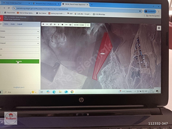 Ankara Sincan Anayurt Mahallesinde Hisseli 707 M2 Satılık Tarla - ANKARA SİNCAN fotoğraf 2