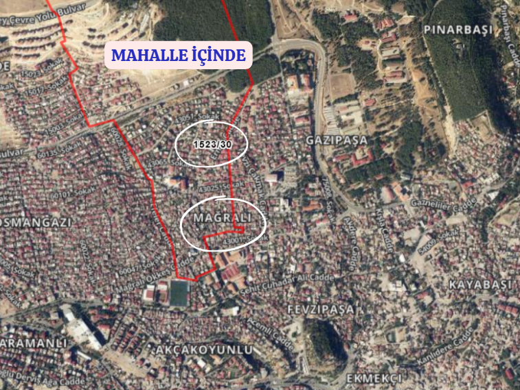KAHRAMANMARAŞ ONİKİŞUBAT MAGRALI MAHALLESİNDE  144 M²  ARSA SATILIKTIR - KAHRAMANMARAŞ ONİKİŞUBAT fotoğraf 5