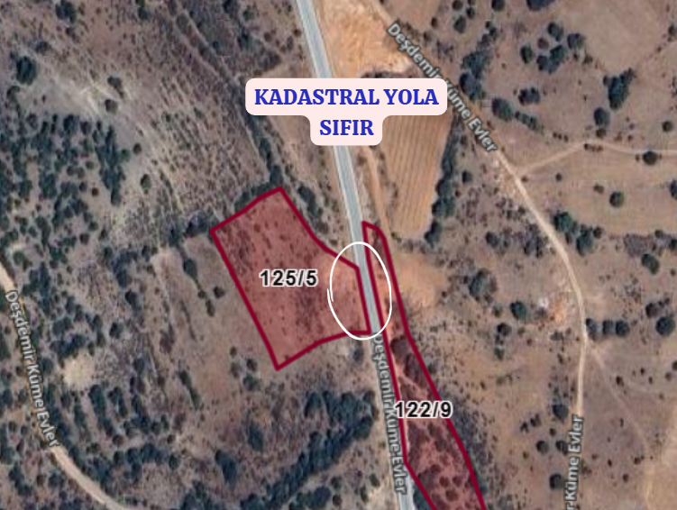 DENİZLİ BEKİLLİ DEŞDEMİR KÖYÜNDE  5.489 M²   TARLA SATILIKTIR - DENİZLİ BEKİLLİ fotoğraf 4