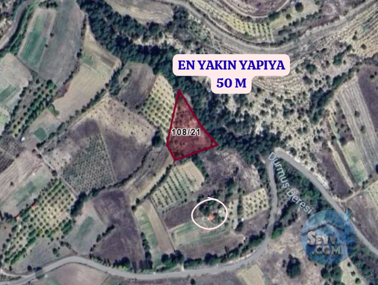 KÜTAHYA EMET YENİCE ÇİMENLİK  KÖYÜNDE  3.349  M²   TARLA  SATILIKTIR - KÜTAHYA EMET fotoğraf 4