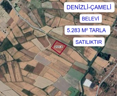 DENİZLİ ÇAMELİ BELEVİ MAHALLESİNDE  5283 M² TARLAMIZ SATILIKTIR - DENİZLİ ÇAMELİ fotoğraf 3