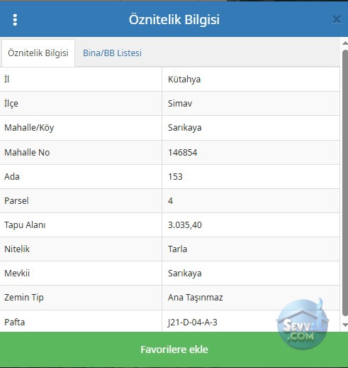 KÜTAHYA SİMAV SARIKAYA DA 3.035 M2 TARLAMIZ SATILIKTIR - KÜTAHYA SİMAV fotoğraf 2
