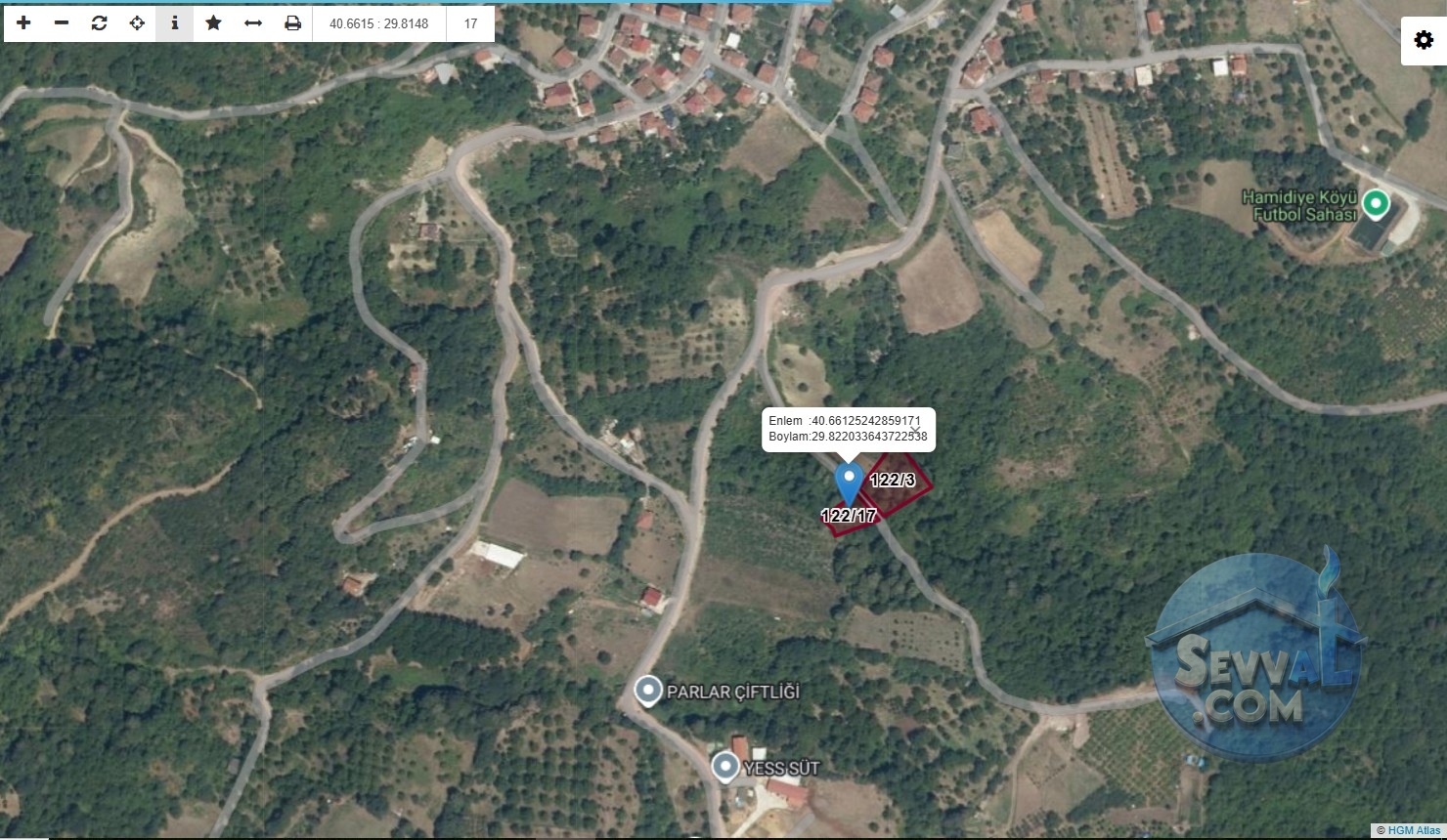 Gölcük Hamidiye'de satılık yüzde beş imarlı tarla vasıflı arsa - Kocaeli Gölcük fotoğraf 4