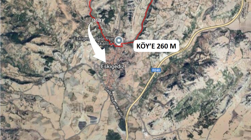 KÜTAHYA GEDİZ E.GEDİZ 883 M² TARLA SATILIKTIR - KÜTAHYA GEDİZ fotoğraf 5