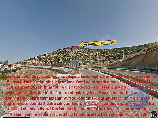 Korkuteli'nin en gözde parseli satışta... Otogar Karşısı Tepenin Üstü.... - ANTALYA KORKUTELİ fotoğraf 16