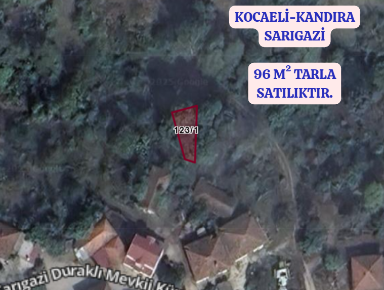 KOCAELİ KANDIRA SARIGAZİ  KÖYÜNDE 96 M²  TARLA  SATILIKTIR - KOCAELİ KANDIRA fotoğraf 2