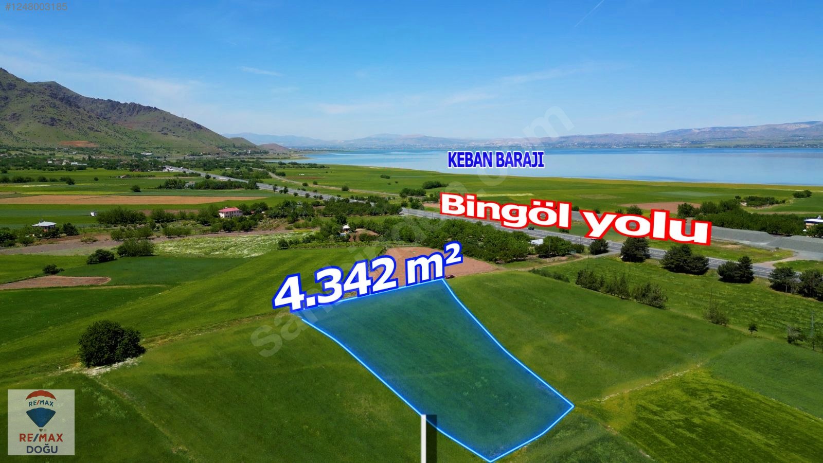 REMAX DOĞUDAN KORUCU KÖYÜNDE SATILIK 4342 M2 TARLA - ELAZIĞ MERKEZ fotoğraf 4