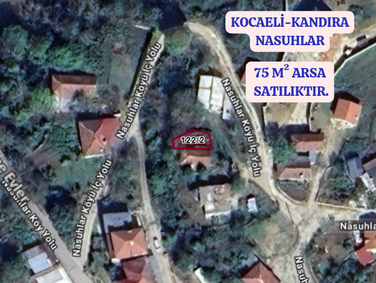 KOCAELİ KANDIRA  NASUHLAR  KÖYÜNDE 75 M²  ARSA  SATILIKTIR - KOCAELİ KANDIRA fotoğraf 2