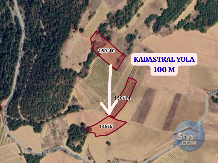 SAKARYA GEVYE GÜNHOŞLAR  KÖYÜNDE  3.908 VE 2.068 M² TARLA  SATILIKTIR - SAKARYA GEYVE fotoğraf 2