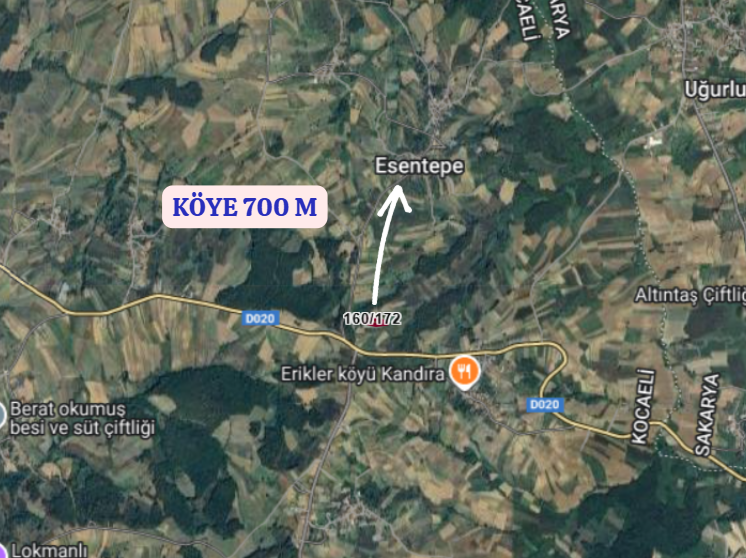 KOCAELİ KANDIRA NEFSİYADEŞ   KÖYÜNDE 2.826  M²  TARLA  SATILIKTIR - KOCAELİ KANDIRA fotoğraf 5
