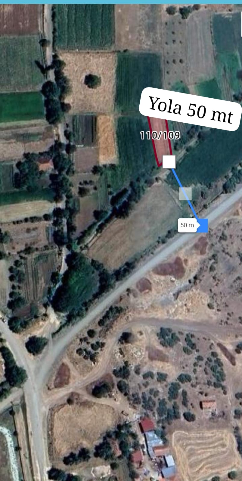 DENİZLİ ACIPAYAM KURTLAR MH. 388M² TARLAMIZ SATILIK - DENİZLİ ACIPAYAM fotoğraf 2