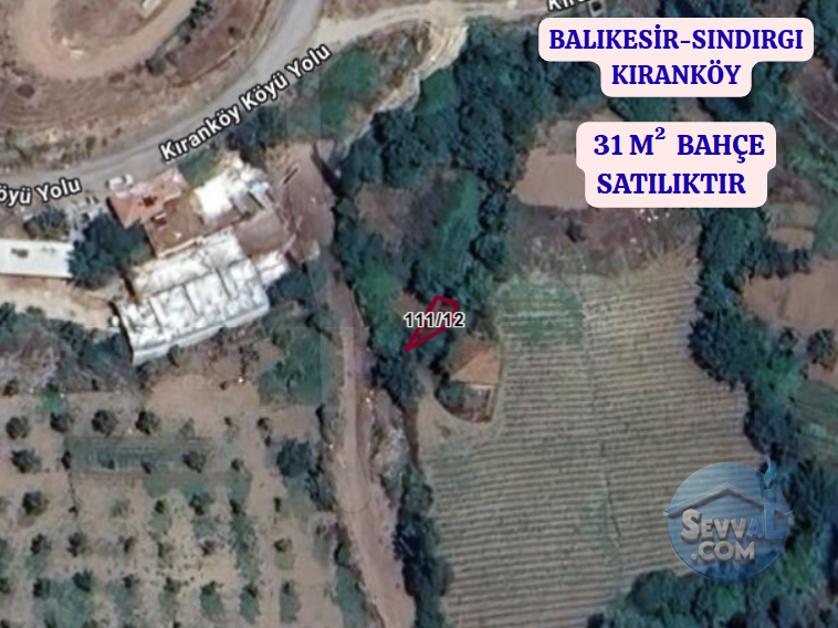 BALIKESİR SINDIRGI KIRANKÖY  KÖYÜNDE  31 M²  BAHÇE  SATILIKTIR - BALIKESİR SINDIRGI fotoğraf 2