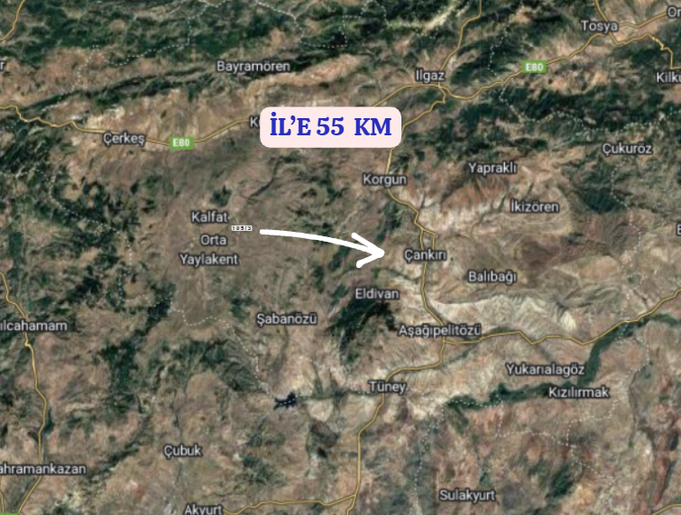 ÇANKIRI ORTA SANCAR  KÖYÜNDE 3.740  M² TARLA  SATILIKTIR - ÇANKIRI ORTA fotoğraf 6