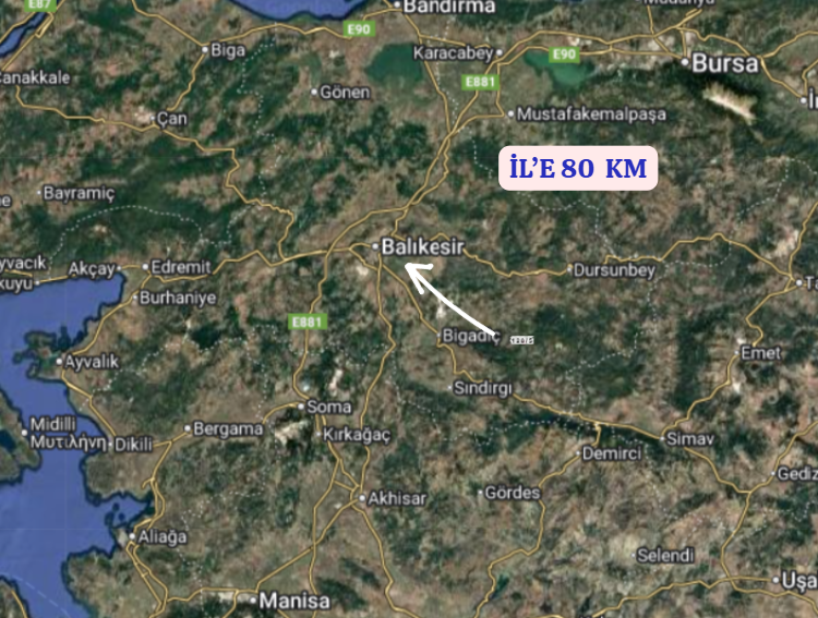 BALIKESİR BİGADİÇ KÖSELER  KÖYÜNDE 425 M² BAHÇE  SATILIKTIR - BALIKESİR BİGADİÇ fotoğraf 6