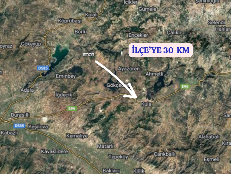 MANİSA KULA YAĞBASTI   KÖYÜNDE  11.342  M²  TARLA  SATILIKTIR - MANİSA KULA fotoğraf 5