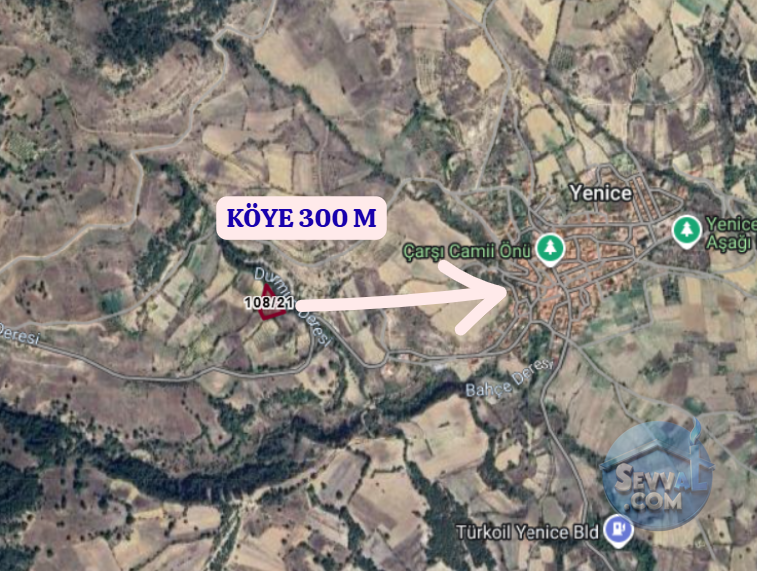 KÜTAHYA EMET YENİCE ÇİMENLİK  KÖYÜNDE  3.349  M²   TARLA  SATILIKTIR - KÜTAHYA EMET fotoğraf 6