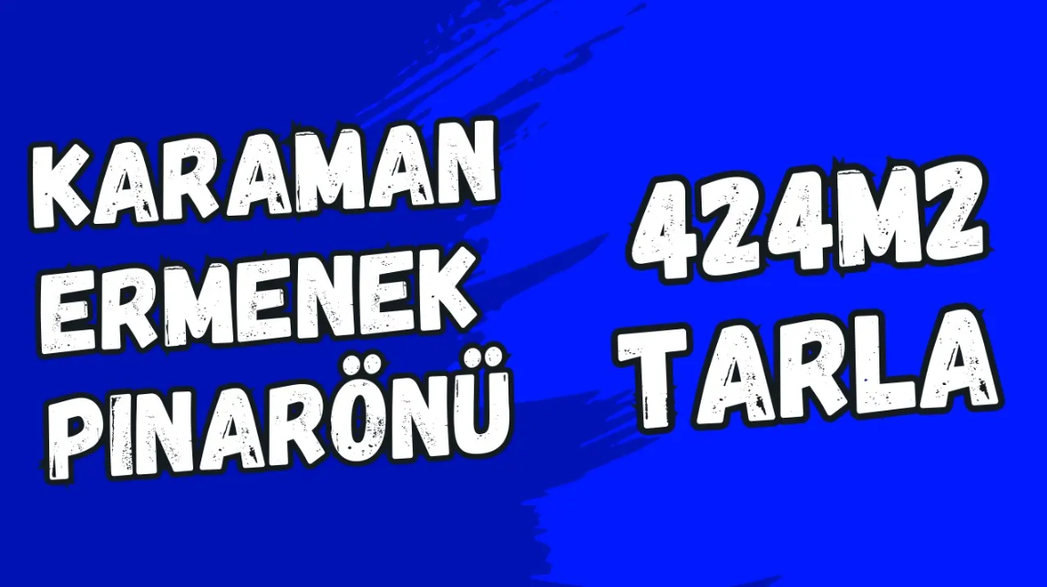 KARAMAN ERMENEK PINARÖNÜ KÖYÜNDE 424 M2 TARLA SATILIKTIR. - KARAMAN ERMENEK fotoğraf 12
