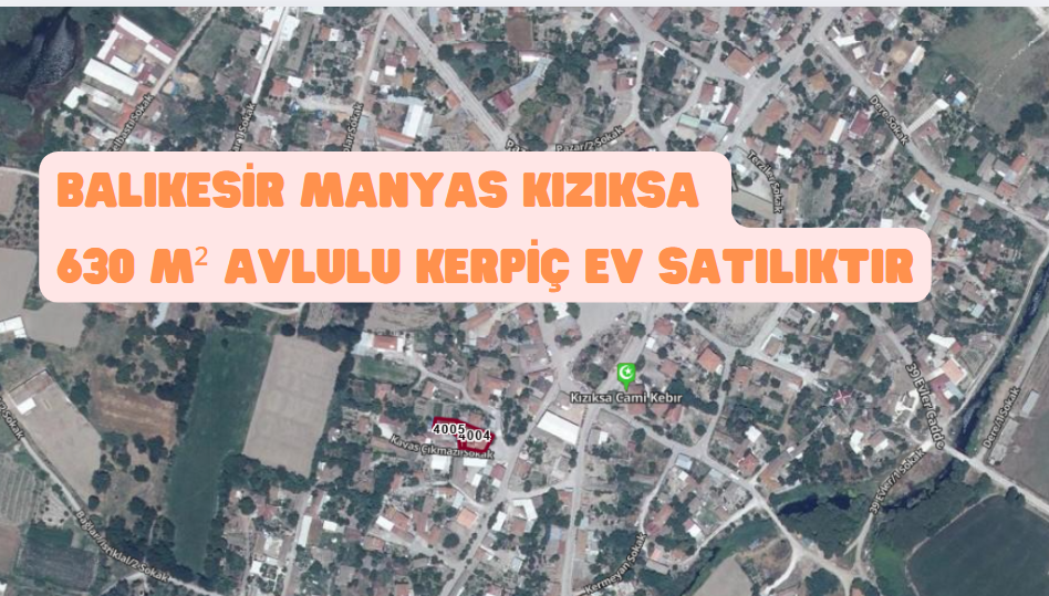 BALIKESİR MANYAS KIZIKSA 630 M² AVLULU KERPİÇ EV SATILIKTIR - BALIKESİR MANYAS fotoğraf 2