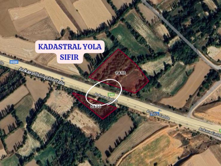 ESKİŞEHİR SİVRİHİSAR KAYMAZ   KÖYÜNDE 10.740  M²  TARLA SATILIKTIR - ESKİŞEHİR SİVRİHİSAR fotoğraf 3