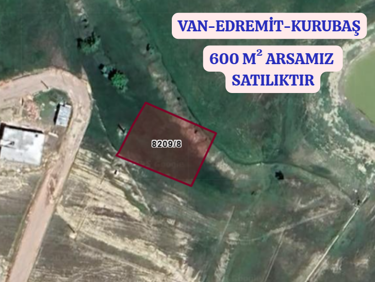 VAN EDREMİT KURUBAŞ  KÖYÜNDE 600 M² ARSAMIZ SATILIKTIR. - VAN EDREMİT fotoğraf 2