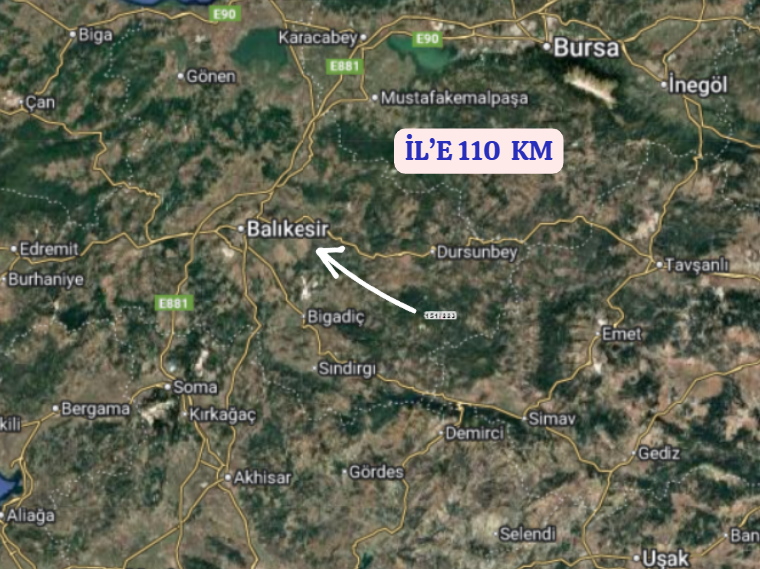 BALIKESİR DURSUNBEY ALAÇAM  KÖYÜNDE  752  M² TARLA  SATILIKTIR - BALIKESİR DURSUNBEY fotoğraf 6