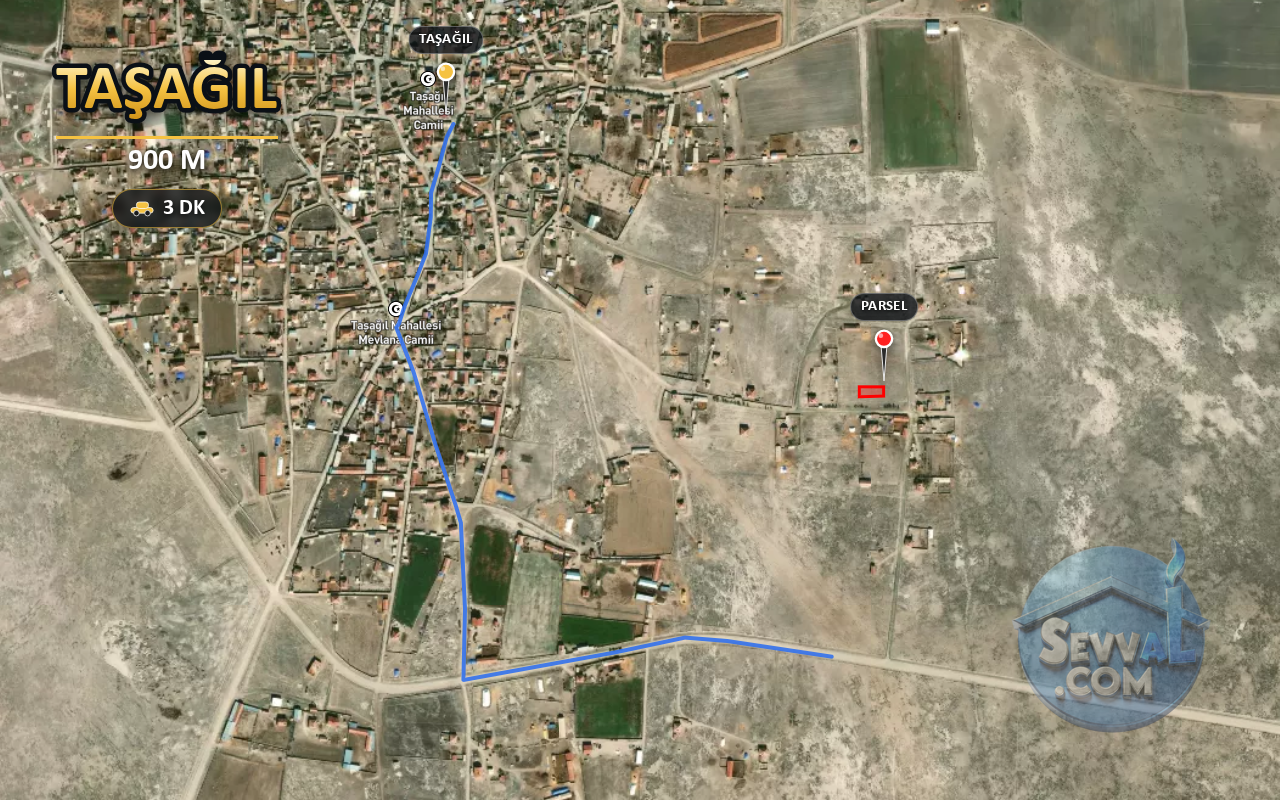 KONYA ÇUMRA TAŞAĞIL 575 m² SATILIK ARSA - KONYA ÇUMRA fotoğraf 6