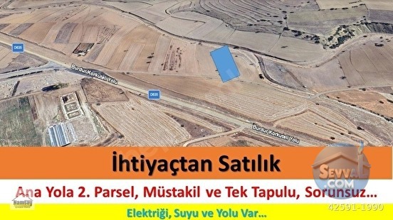 Anayola 2. Parsel Konumu Güzel Yatırımlık Tarla - ANTALYA KORKUTELİ fotoğraf 6