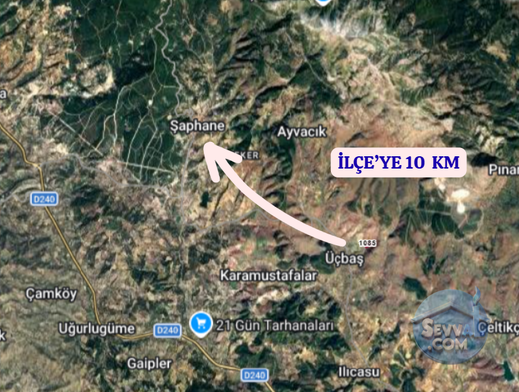 KÜTAHYA ŞAPHANE ÜÇBAŞ  KÖYÜNDE 12.750 M²  TARLA  SATILIKTIR - KÜTAHYA ŞAPHANE fotoğraf 5