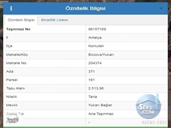 Ticari Tarla Acil Satılık - ANTALYA KORKUTELİ fotoğraf 5