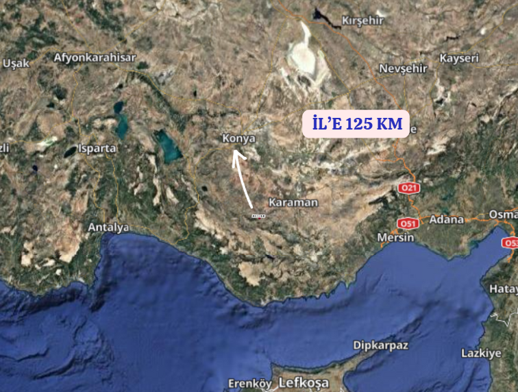 KONYA HADİM GÖYNÜKKIŞLA  KÖYÜNDE 3.853  M² TARLA  SATILIKTIR - KONYA HADİM fotoğraf 6