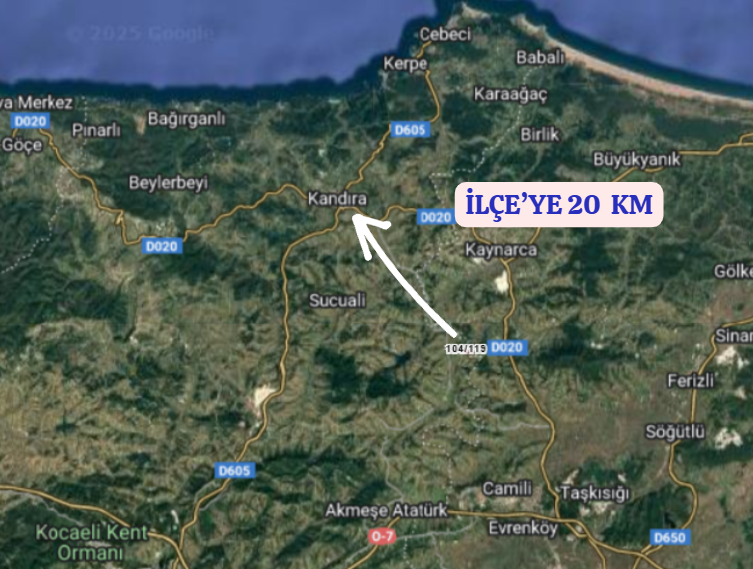 KOCAELİ KANDIRA ALEFLİ KÖYÜNDE 701 M²  FINDIK BAHÇESİ  SATILIKTIR - KOCAELİ KANDIRA fotoğraf 5