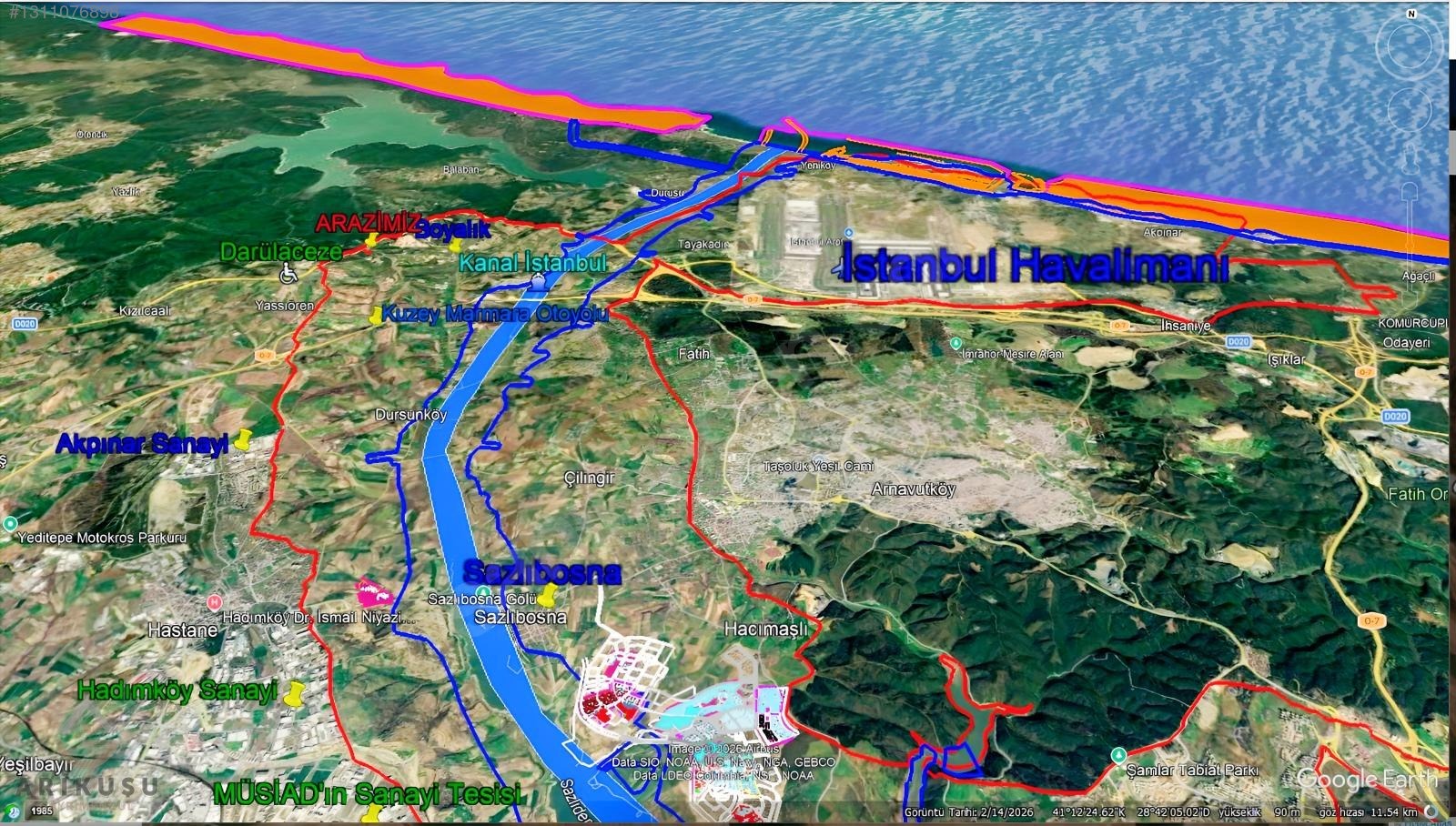 YASSIÖREN'DE ZEMİN+14 KAT TİCARİDE 171M2 ARAZİ - İSTANBUL ARNAVUTKÖY fotoğraf 8