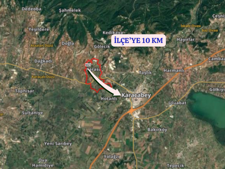 BURSA KARACABEY KARASU  KÖYÜNDE 1.300 M² ZEYTİNLİK  SATILIKTIR - BURSA KARACABEY fotoğraf 5