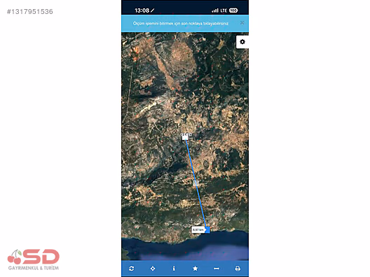Muğla Akbük koyuna 15 dk mesafede kelepir 1777 m2 arazi - MUĞLA MENTEŞE fotoğraf 6