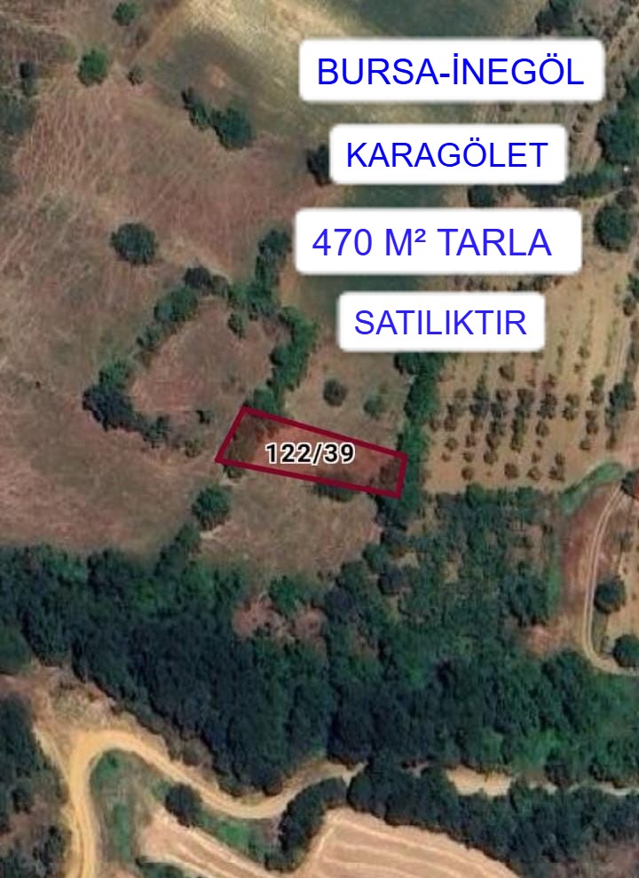 BURSA İNEGÖL KARAGÖLET MAH.470M² TARLA SATILIKTIR - BURSA İNEGÖL fotoğraf 3