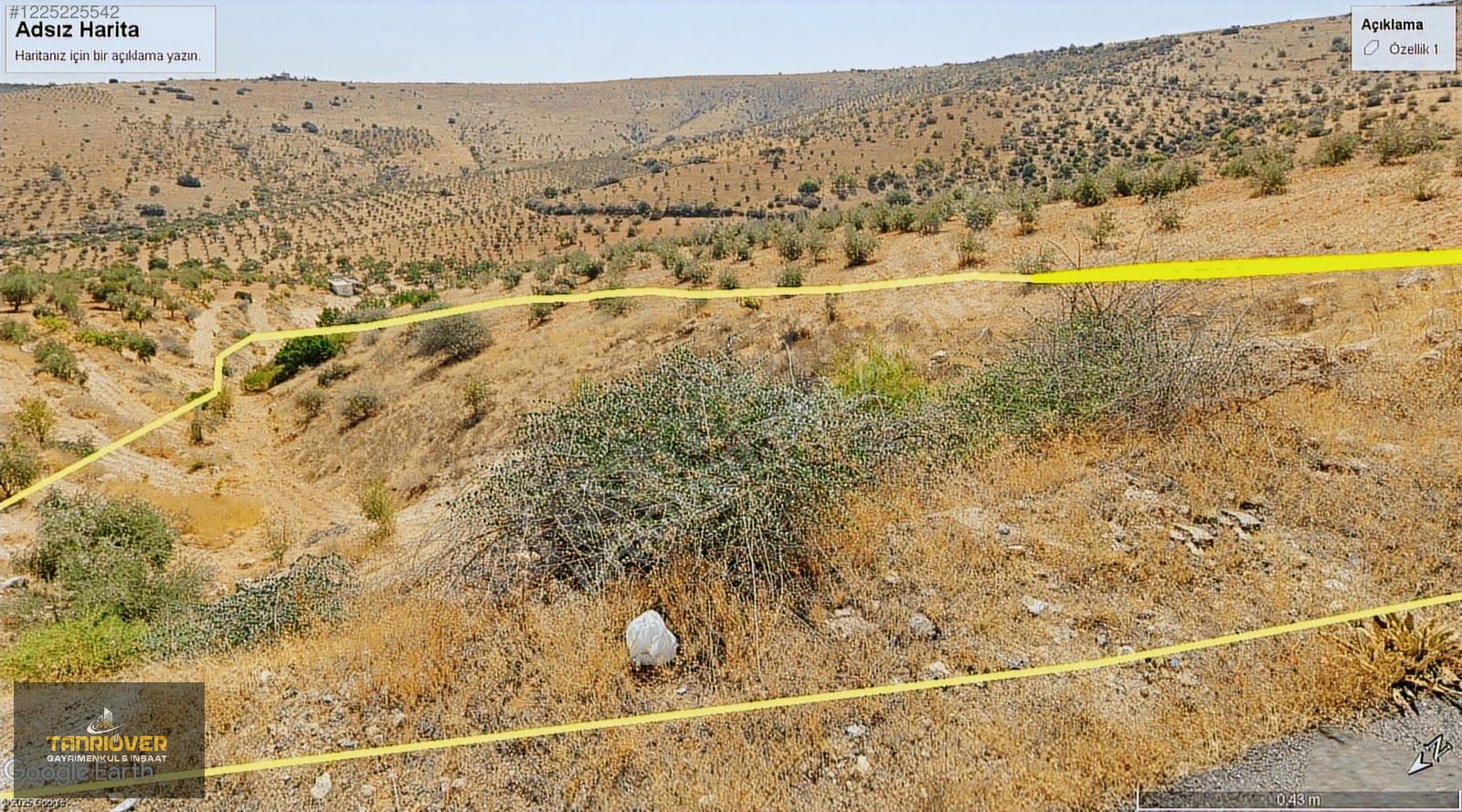 NİZİP SALKIMDA TANRIÖVER GAYRİMENKUL YOL KENARI YATIRIMLIK ARAZİ - GAZİANTEP NİZİP fotoğraf 4