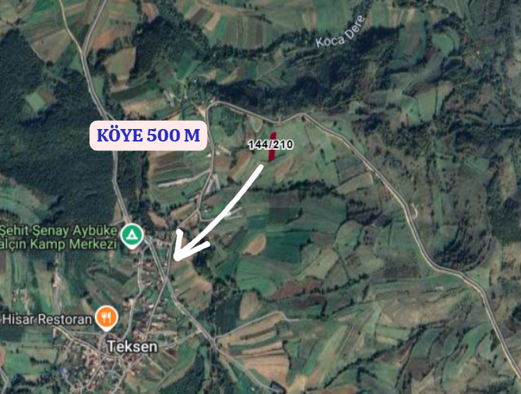 KOCAELİ KANDIRA TEKSEN   KÖYÜNDE  885  M²  TARLA SATILIKTIR - KOCAELİ KANDIRA fotoğraf 5