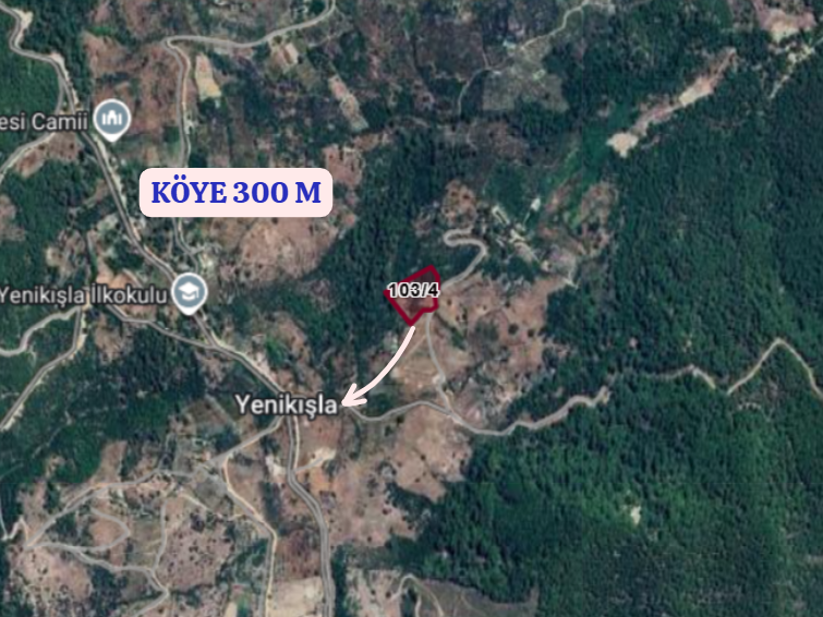 ANTALYA KUMLUCA YENİKIŞLA KÖYÜNDE 9.535 M²   EV VE TARLA  SATILIKTIR - ANTALYA KUMLUCA fotoğraf 4